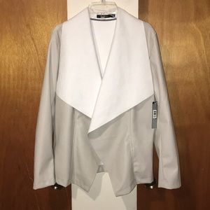 🧁 NWT Tahari Faux Leather Jacket